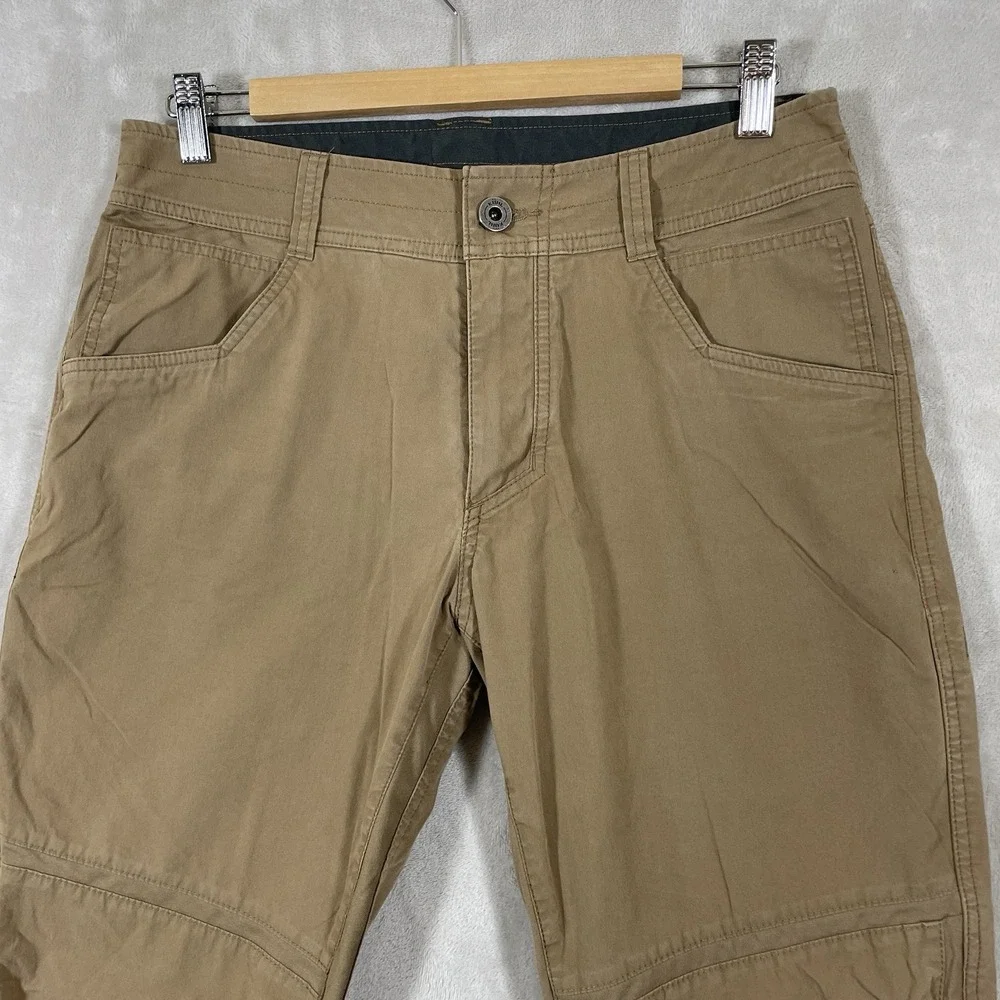 Kuhl Free Radikl Outdoor Hiking Hybrid Brown Pants Mens 31x30 Exoskeleton 5270